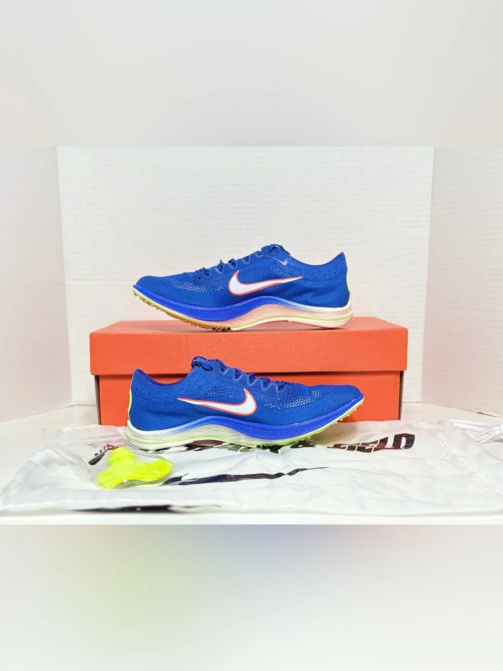 Nike ZoomX Dragonfly Track & Field Shoes running Spikes blue white CV0400-400